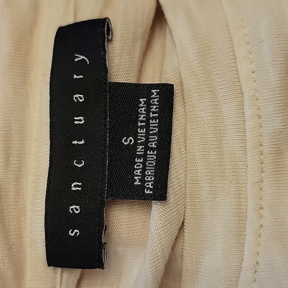 SANCTUARY So Twisted Tee Summer Casual Tunic Mini Dress Coral Ombre Sz S - Picture 9 of 10